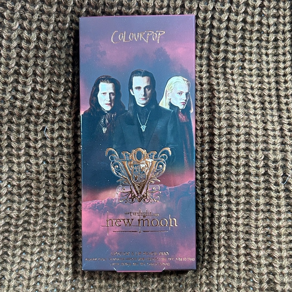 Twilight X Colourpop New Moon Lip Kit "You Can't Trust Vampires" NIB.